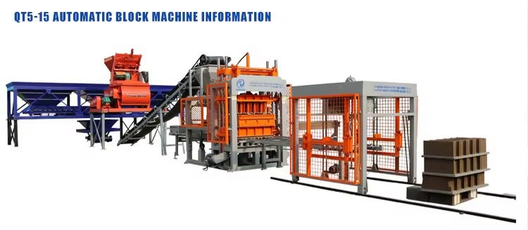 Mașină automată de fabricat blocuri QT4-15