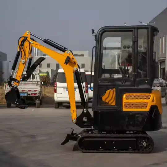 Mini Excavator HT20-2, 2 Tone, Cabină Închisă, Motor Kubota D902 - imagine 8